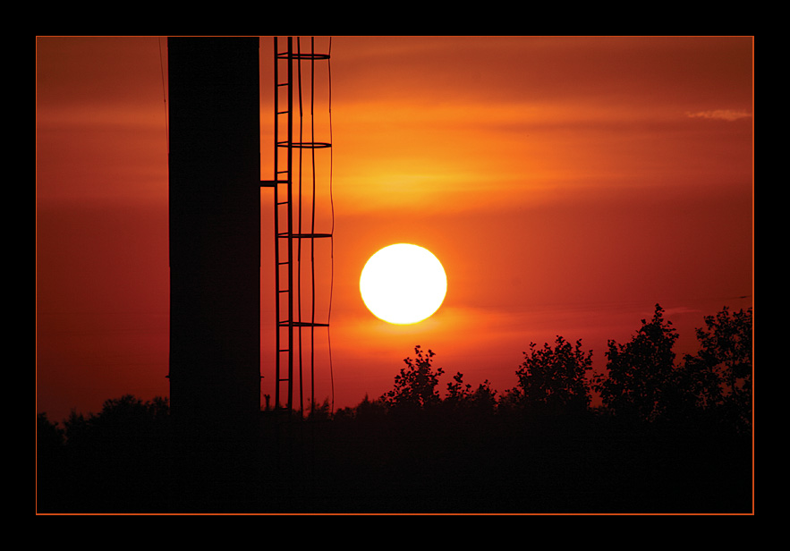 photo "El ocaso desde mi balcon..." tags: landscape, sunset