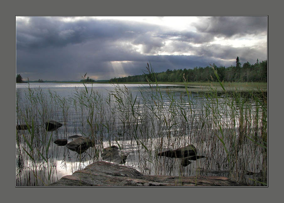 photo "The thunder-storm goes" tags: landscape, summer, water