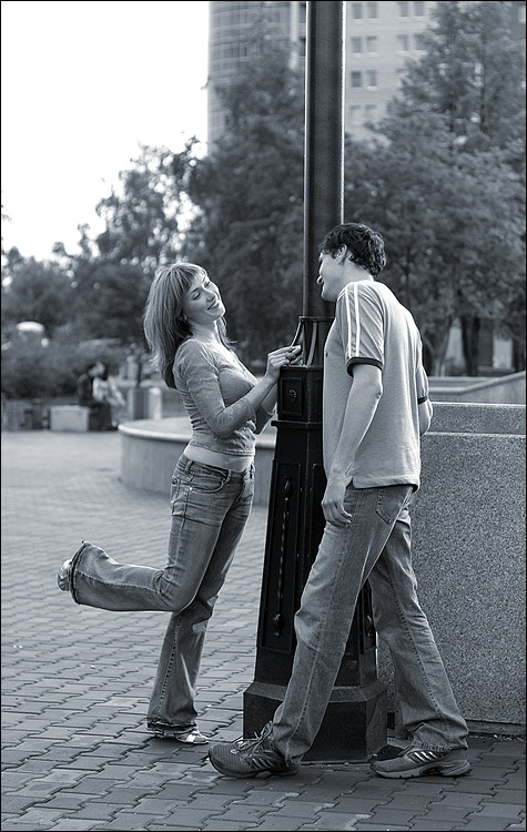 photo "Love. One year after wedding" tags: genre, black&white, 