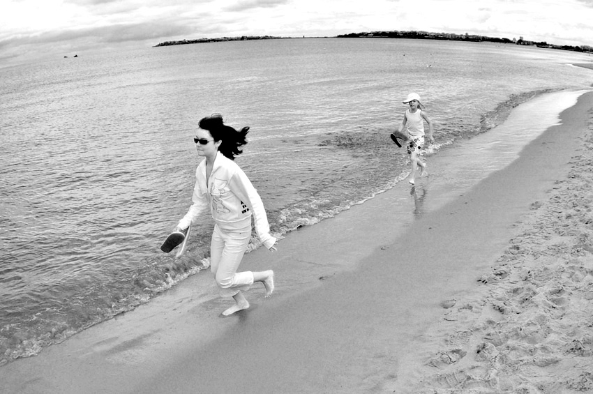 photo "beach" tags: black&white, genre, 