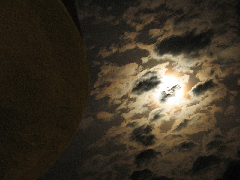 photo "Moon and balcony" tags: landscape, night