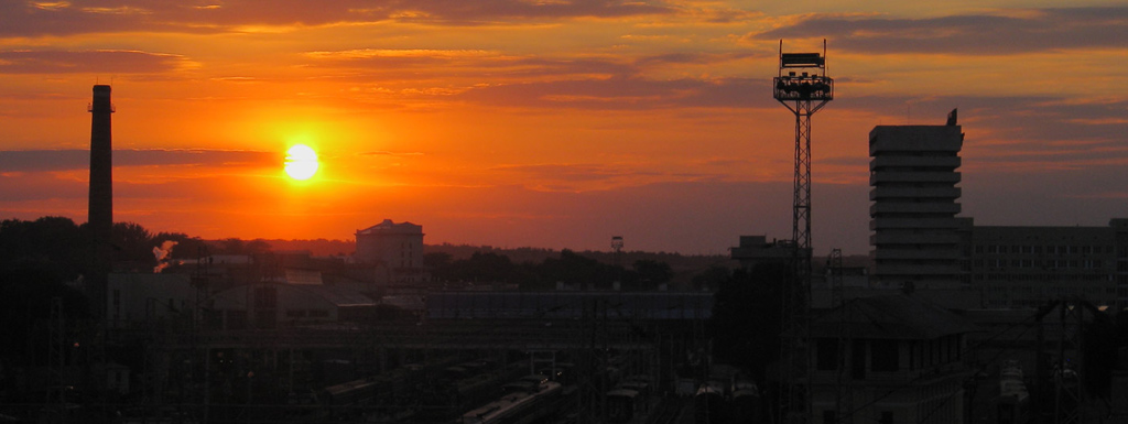 photo "Tomorrow will be hot" tags: landscape, sunset