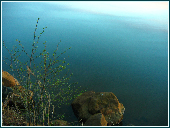 фото "Evening calmness" метки: пейзаж, вода, закат