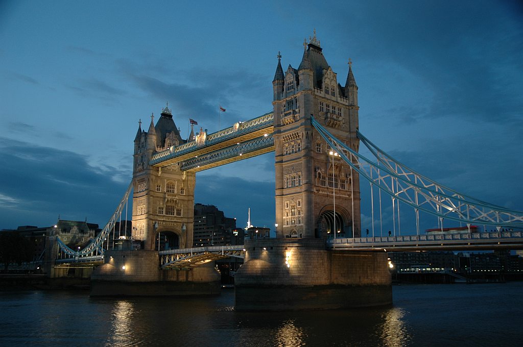 photo "Tower Bridge" tags: architecture, landscape, night