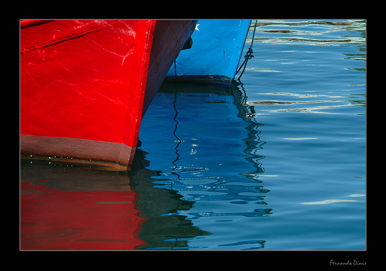 photo "Red and blue" tags: landscape, water