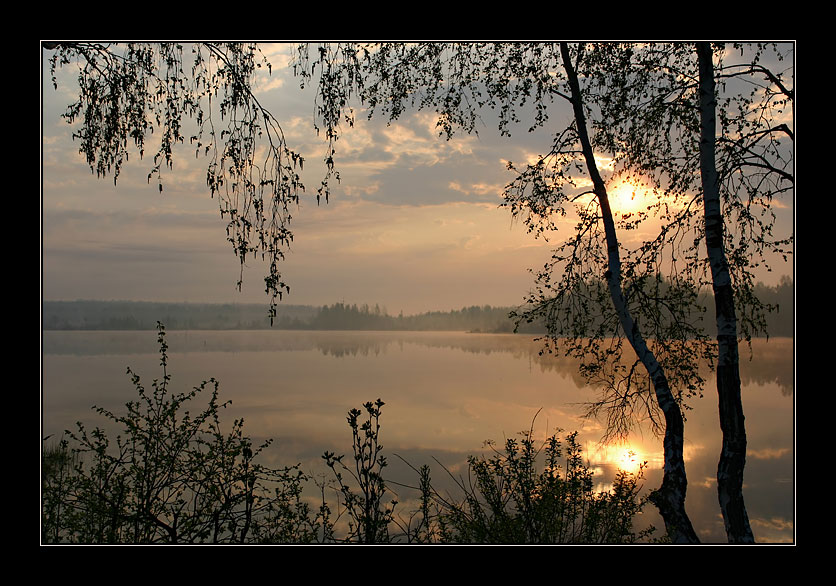 photo "It's time to cast the line" tags: landscape, summer, sunset