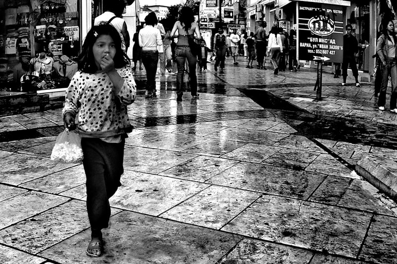 photo "The little girl" tags: genre, black&white, 