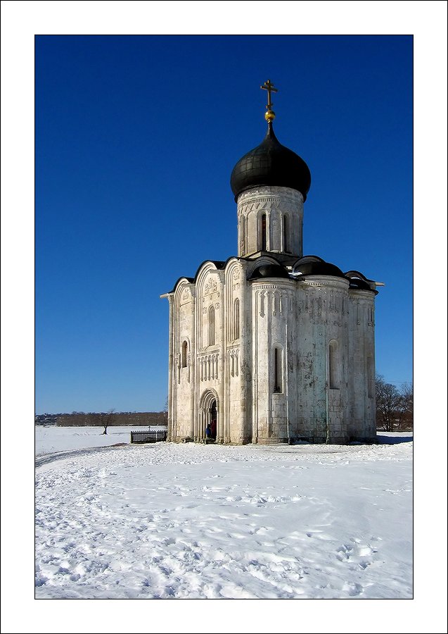 фото "Храм Покрова на Нерли. 1165 г. Боголюбово." метки: архитектура, пейзаж, 