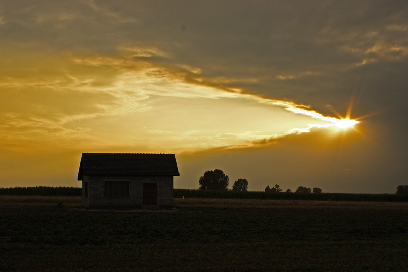 photo "star wedge" tags: landscape, sunset