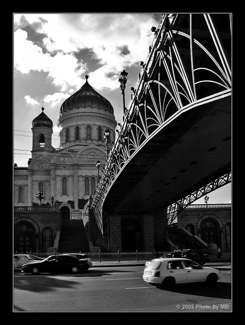 photo "Moscow Etude (1)" tags: black&white, architecture, landscape, 