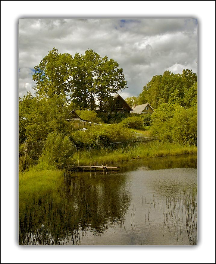 photo "Village etude" tags: landscape, summer, water