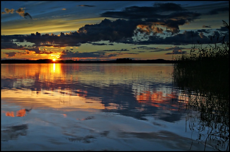 фото "Dark clouds" метки: пейзаж, закат