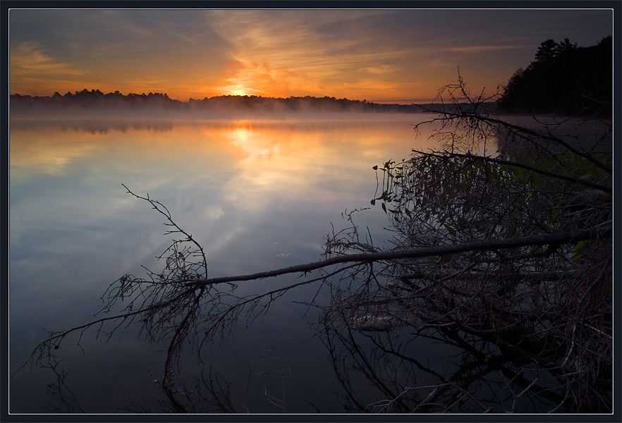 photo "Foggy Morning" tags: landscape, summer, sunset