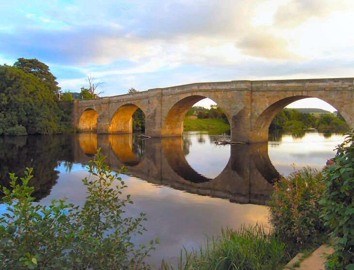 фото "Chollerford, Tynedale, England" метки: архитектура, пейзаж, вода