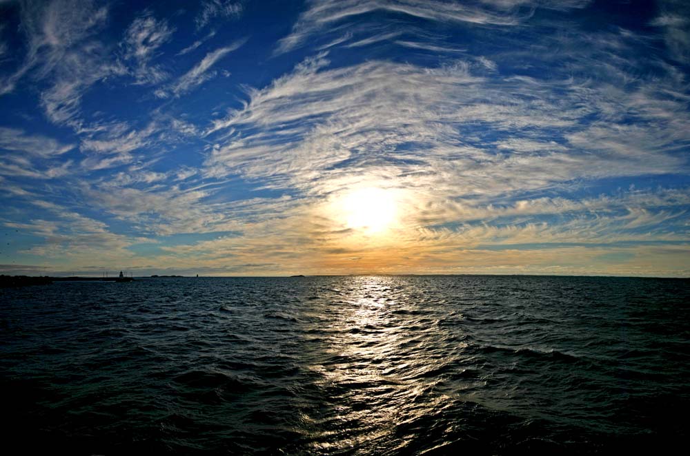 фото "Summer evening view to the North Sea" метки: пейзаж, вода