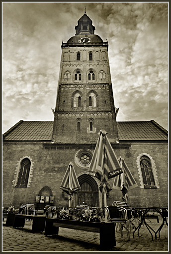 фото "Рижские зарисовки..." метки: архитектура, черно-белые, пейзаж, 