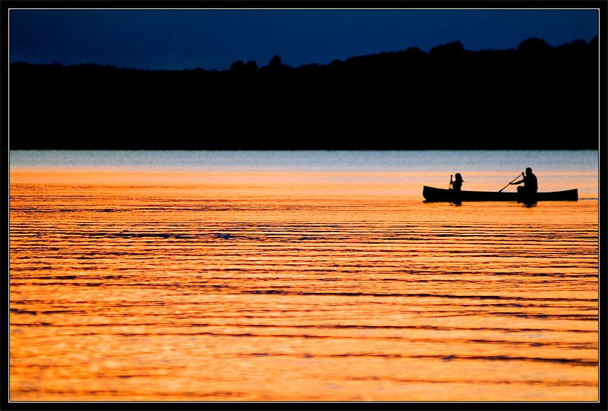 photo "Canoeing" tags: landscape, summer, water