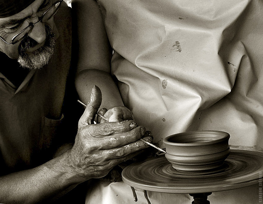 photo "the potter" tags: black&white, genre, 