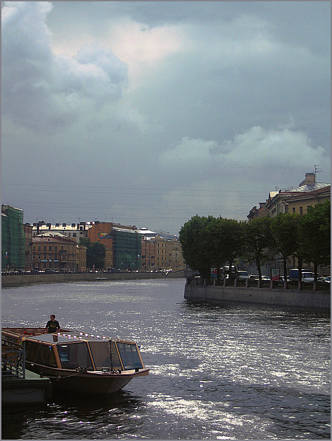 photo "The time before thunderstorm..." tags: architecture, landscape, water