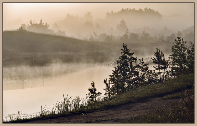 photo "Mornings fogs" tags: landscape, summer, sunset