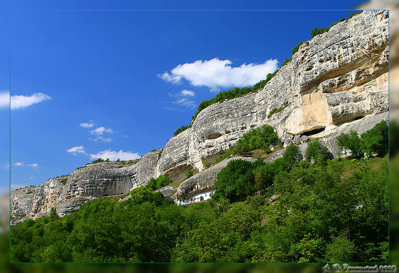 photo "Chufut-Kale. Southern "wall"." tags: landscape, travel, mountains