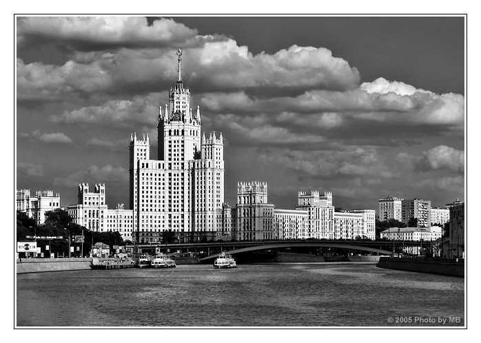 photo "Moscow Etude (3)" tags: black&white, architecture, landscape, 