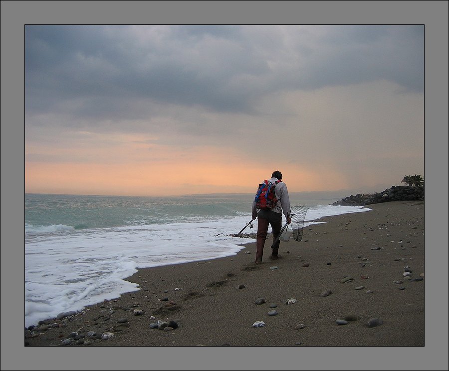 photo "Sicily.Fishes.Net." tags: landscape, travel, Europe, water