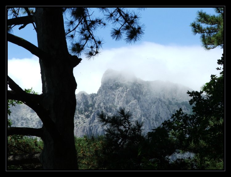 photo "mountain in clouds" tags: landscape, clouds, mountains