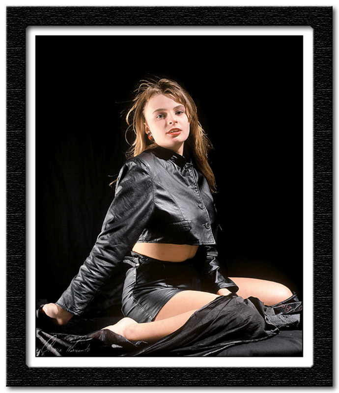 photo "In black" tags: glamour, portrait, woman