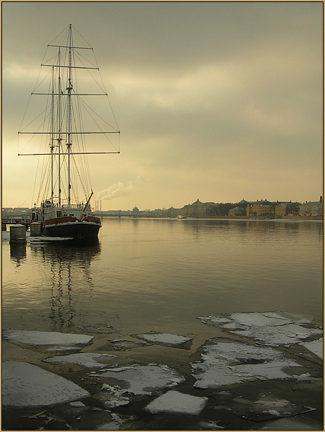 photo "City on the Neva river" tags: landscape, winter