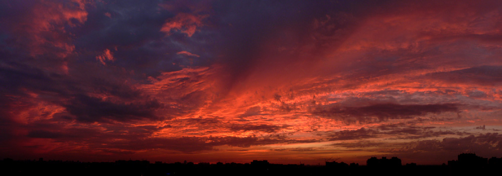 photo "after sun" tags: landscape, clouds, sunset