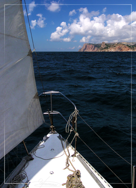photo "Advance." tags: landscape, clouds, water