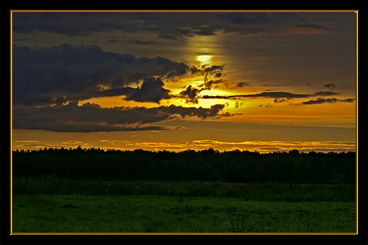 photo "Gold sunset" tags: landscape, sunset
