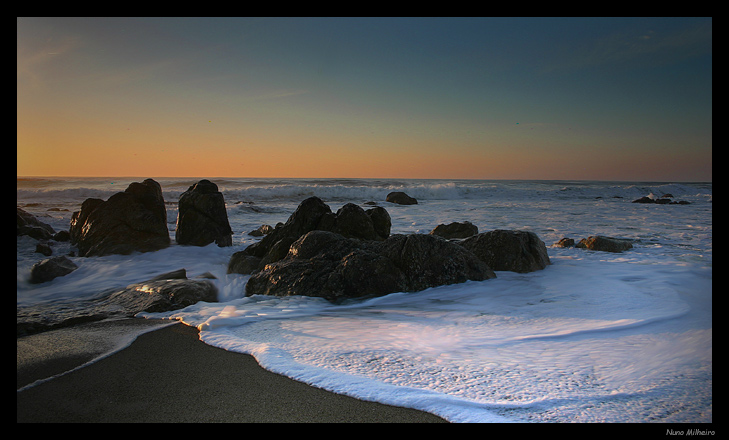 photo "Atlantic foam" tags: landscape, sunset
