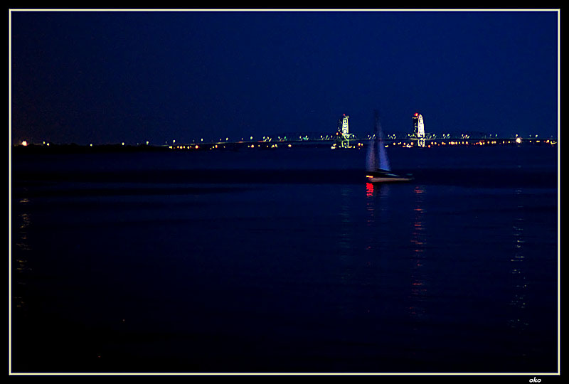 photo "Night phantom" tags: landscape, night, water