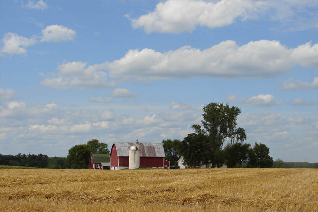 фото "Farm country in summer" метки: пейзаж, путешествия, Северная Америка, лето