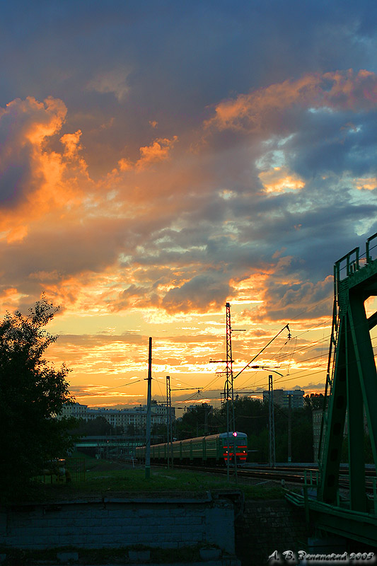 photo "Industrial decline." tags: landscape, sunset