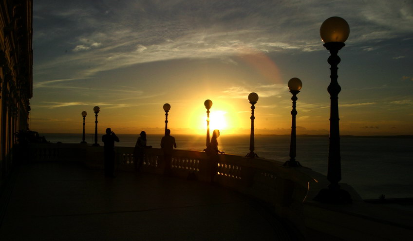фото "Sunset on Salvador, Bahia - Brazil" метки: пейзаж, путешествия, Южная Америка, закат