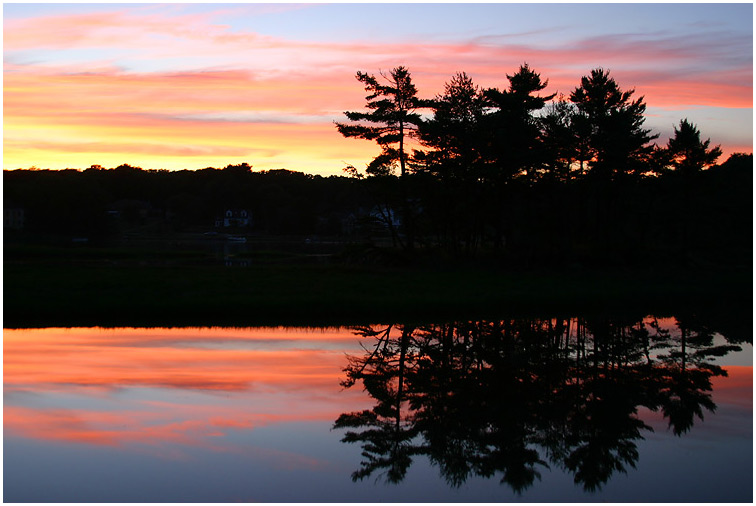 photo "Dusk on Gerrish Island" tags: landscape, sunset, water