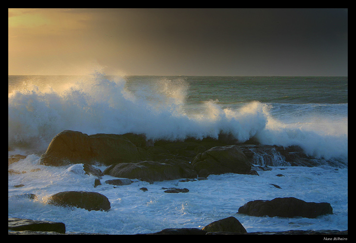 photo "The power of ocean" tags: landscape, sunset