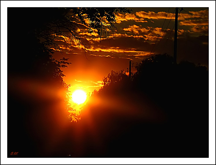 photo "Abend" tags: landscape, night, sunset