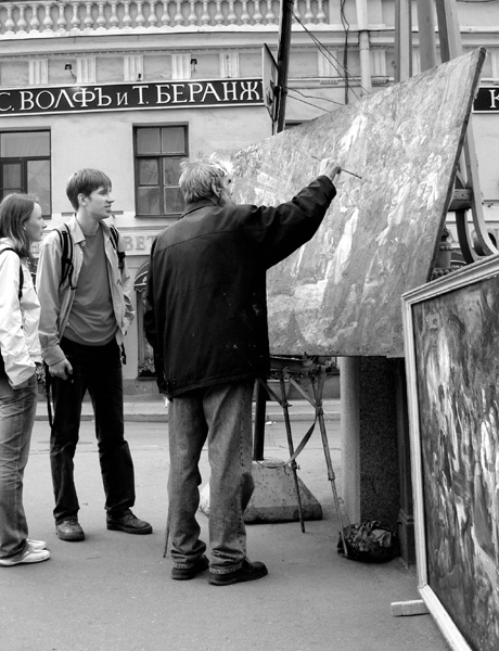 фото "Свободный художник" метки: черно-белые, 