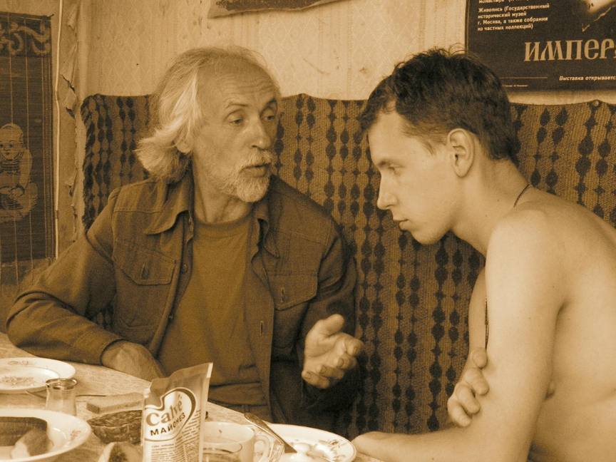 photo "Man`s conversation" tags: portrait, man