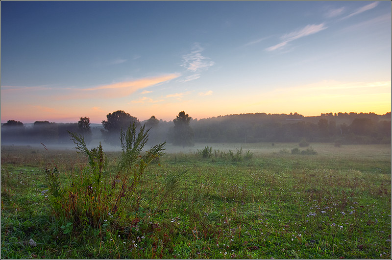 photo "Pasture" tags: landscape, sunset