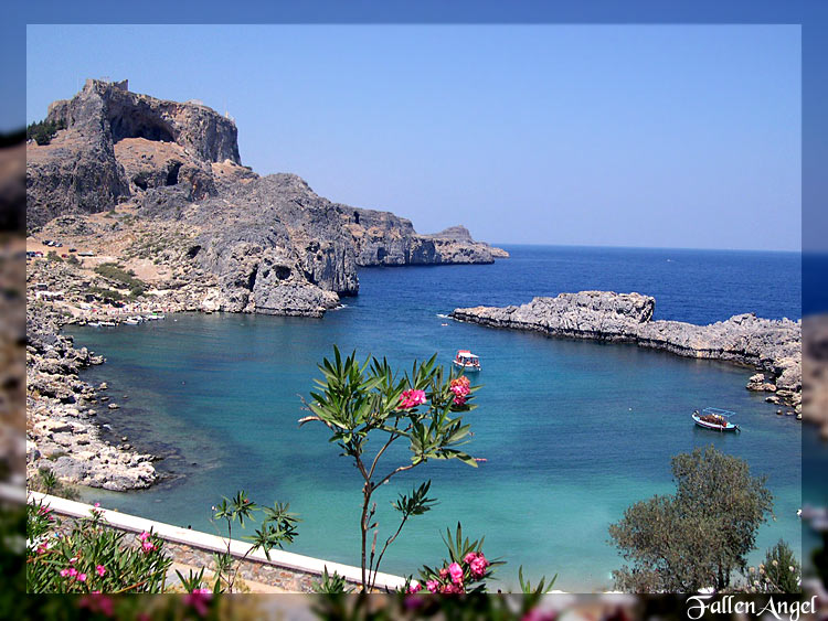 photo "and the sea there is BLUE!!! =)" tags: travel, landscape, Europe, water