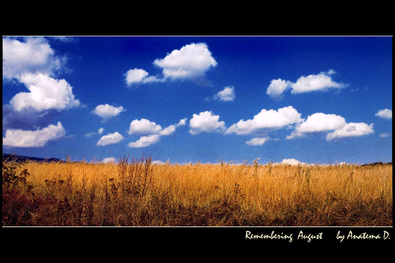 фото "Remembering August" метки: пейзаж, природа, лето