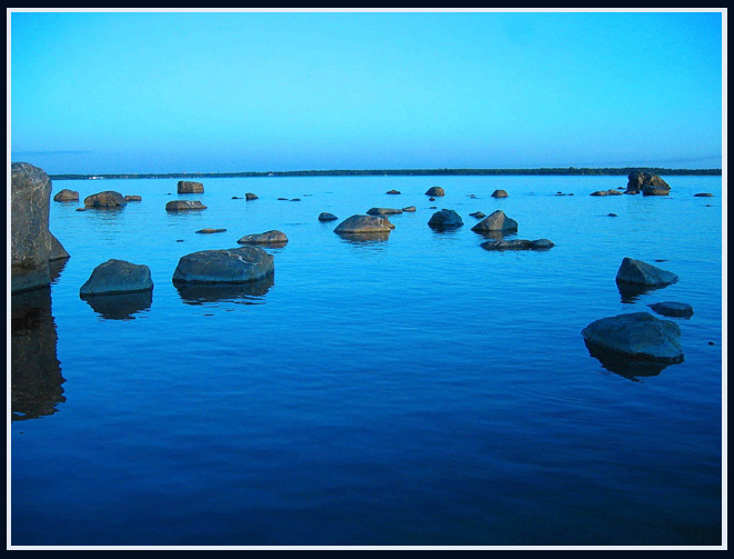 photo "blue sea on the rocks" tags: landscape, water