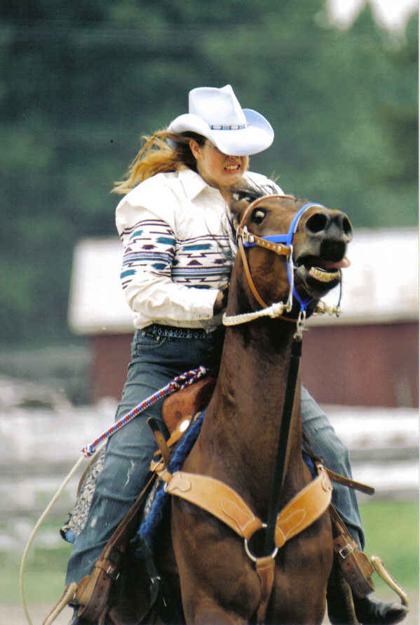 photo "Riding Hard" tags: portrait, nature, pets/farm animals, woman