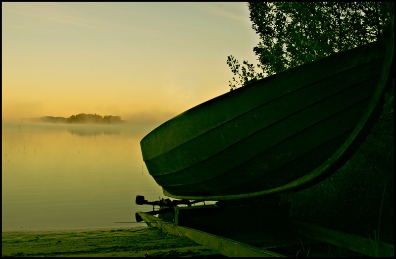 photo "Fishermanґs morning..." tags: landscape, sunset
