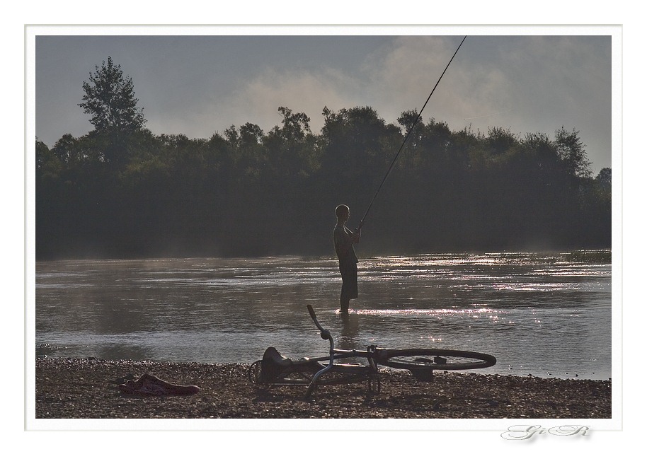 photo "About the fisherman" tags: landscape, water